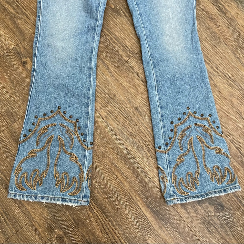 Free People X Understated Leather Western Jeans - Picture 4 of 13